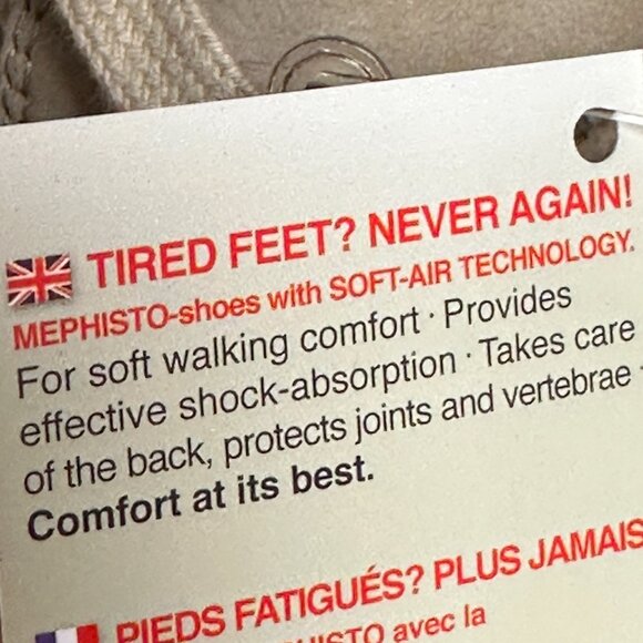 Mephisto Runoff Air-Jet Leather Comfort Walking Soft Sneakers Women's 6.5 EU 4 - Picture 13 of 16